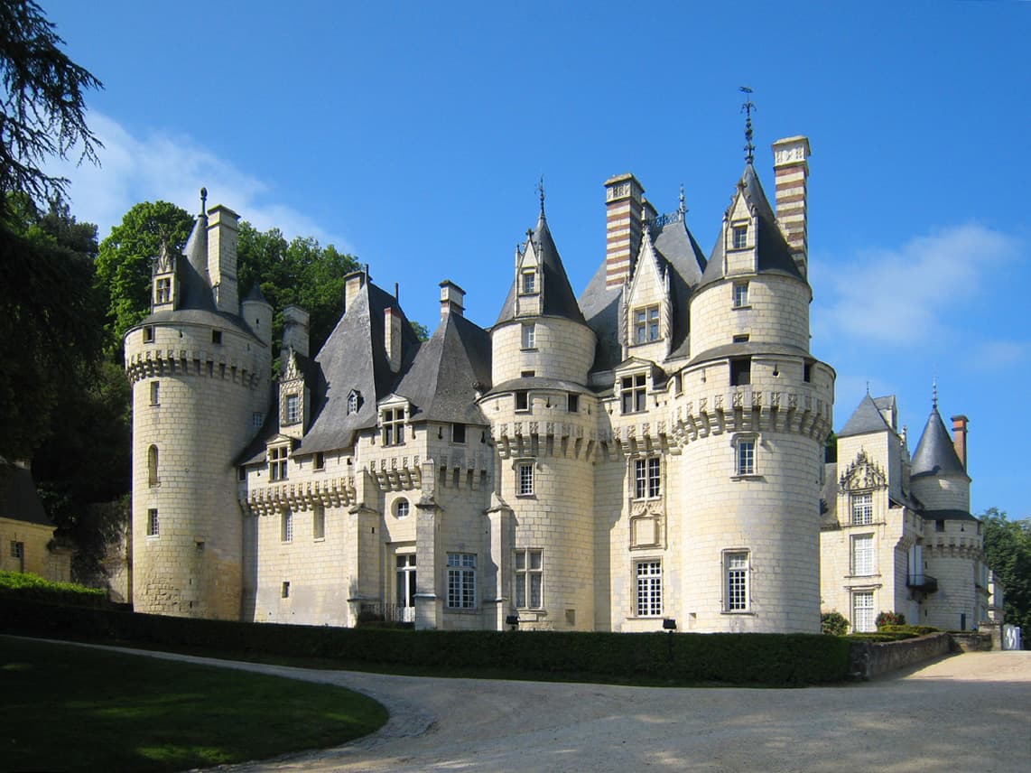 Château d'Ussé — château à Rigny-Ussé, Indre-et-Loire, façade, classé mh