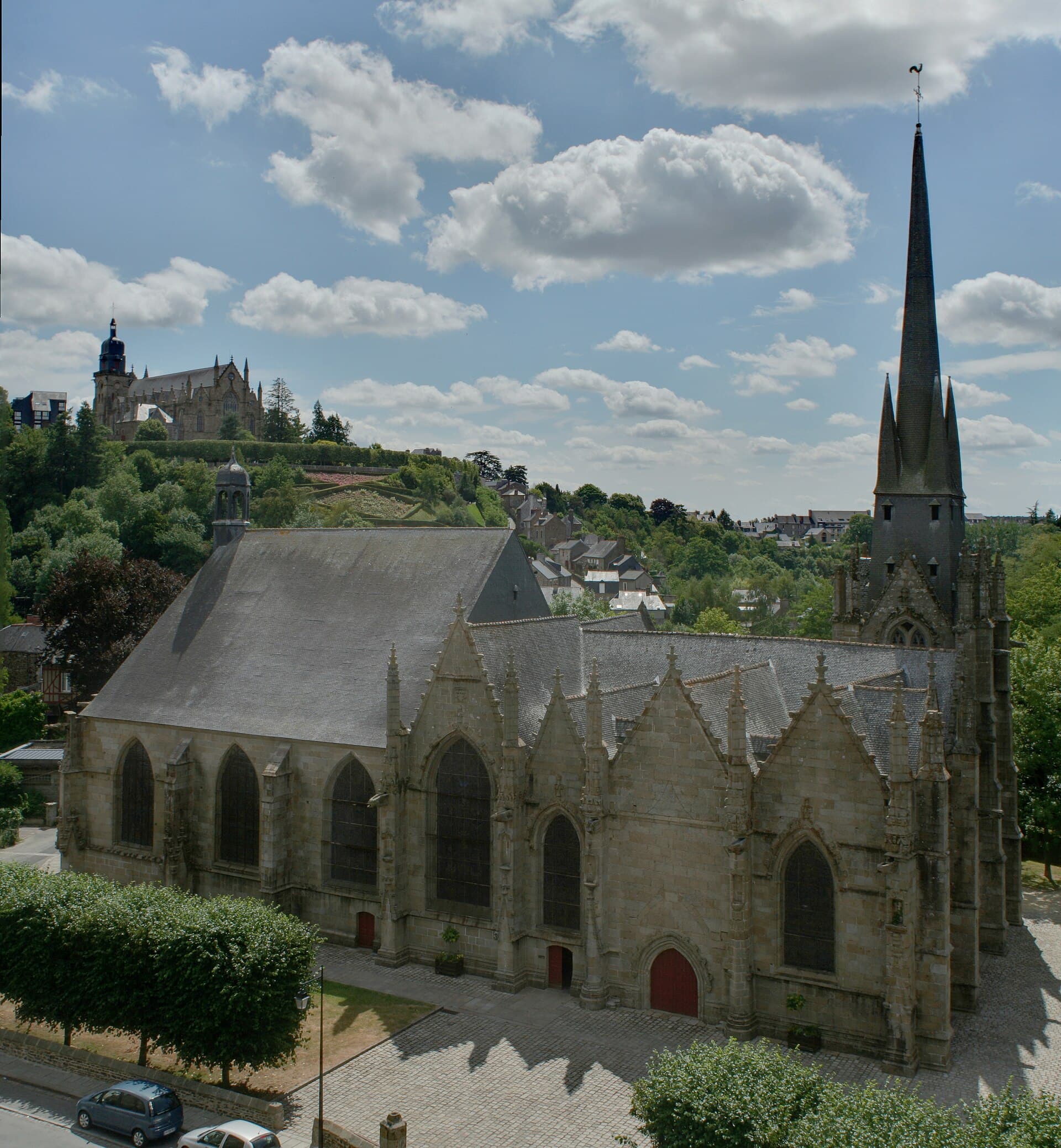 Château de Fougères — château à Fougères, Ille-et-Vilaine, façade, classé mh
