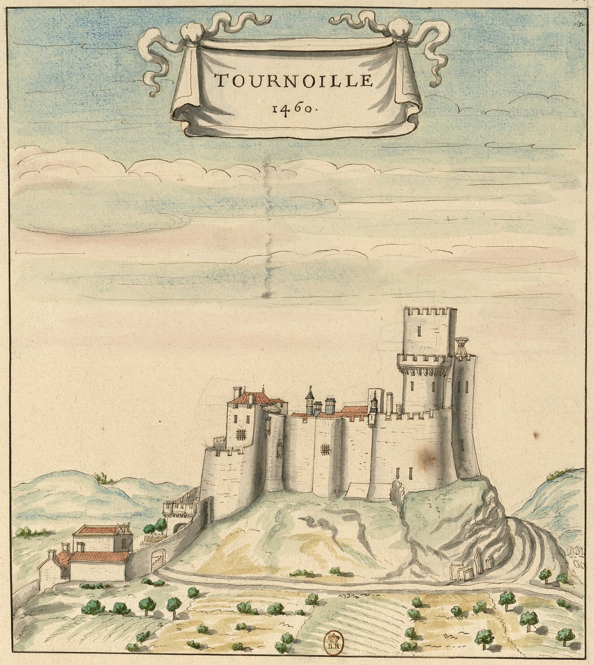 Château de Tournoel — château à Volvic, Puy-de-Dôme, intérieur, classé mh