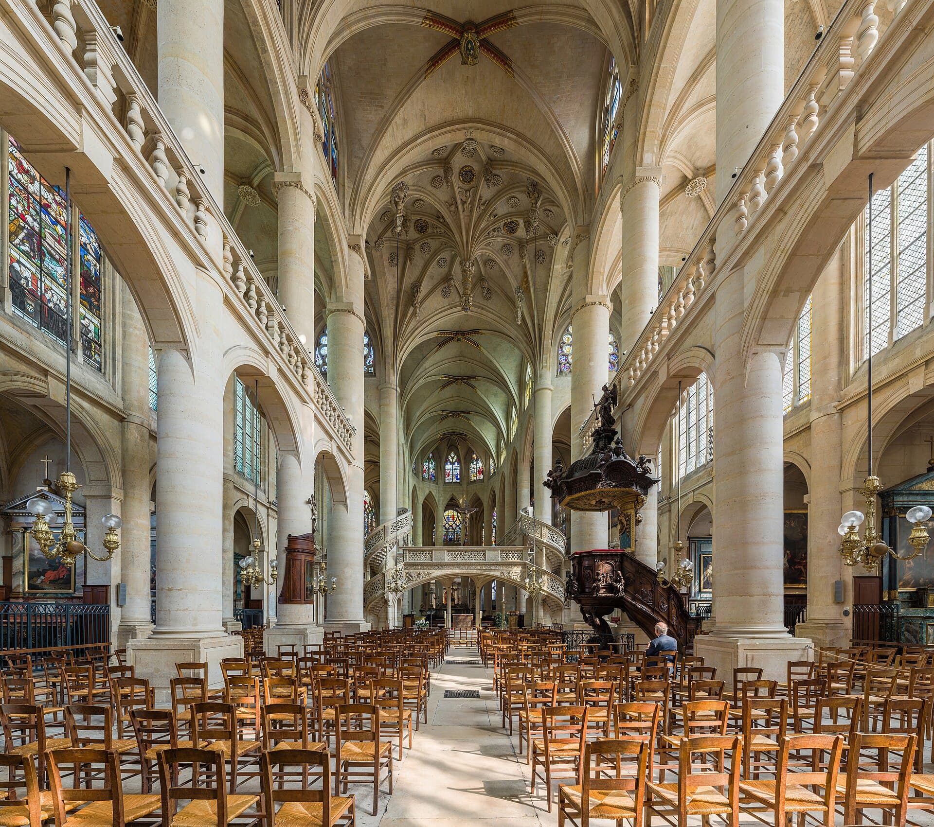 Église Saint-Étienne-du-Mont — édifice religieux à Paris (5e), Paris, intérieur, classé mh