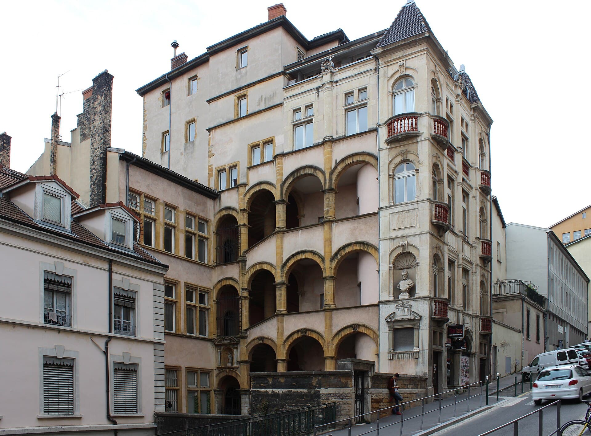 Hôtel Bullioud (Lyon) — architecture civile à Lyon, Rhône, façade, classé mh