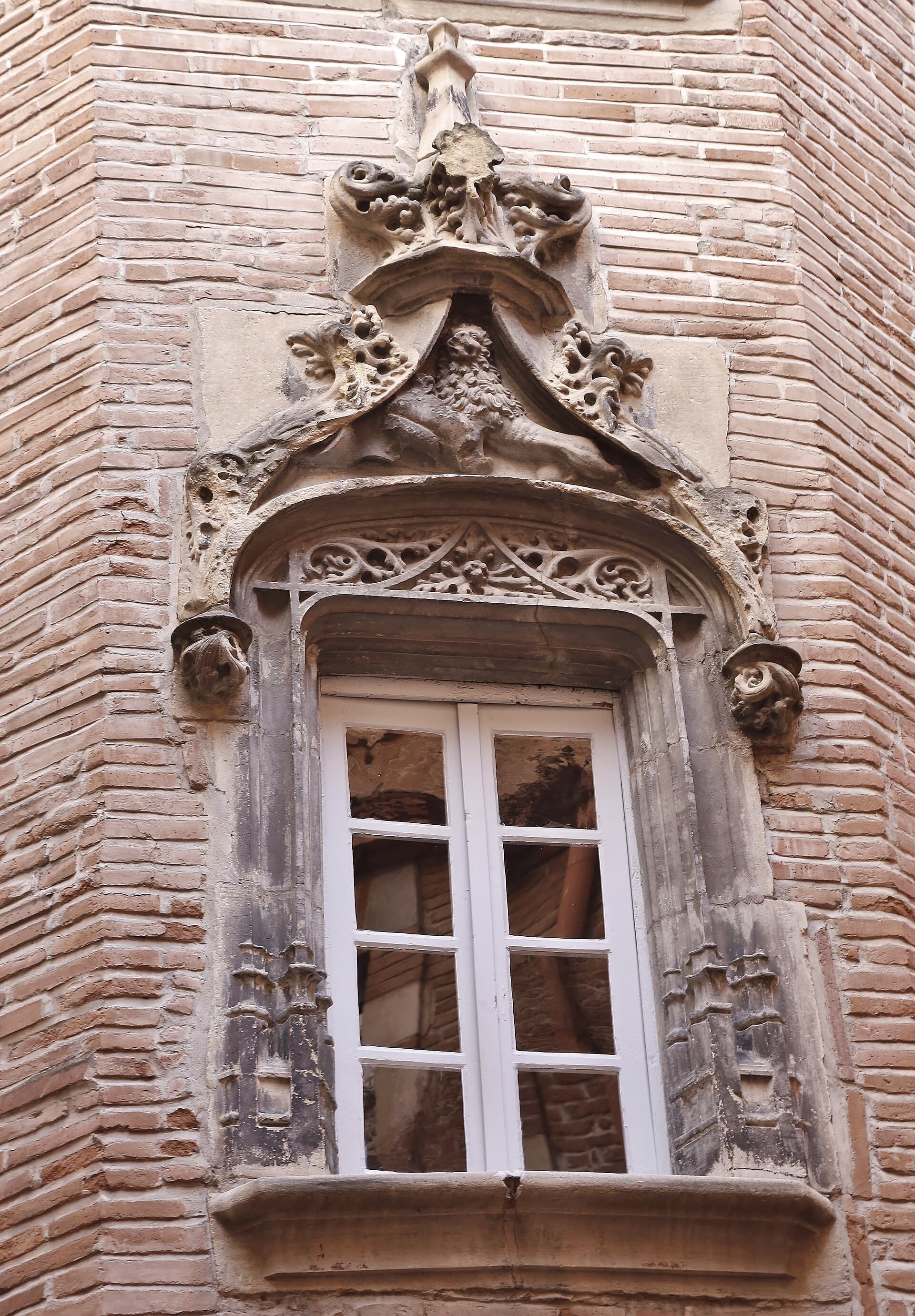 Hôtel de Bonnefoy (Toulouse) — architecture civile à Toulouse, Haute-Garonne, vue de nuit, classé mh
