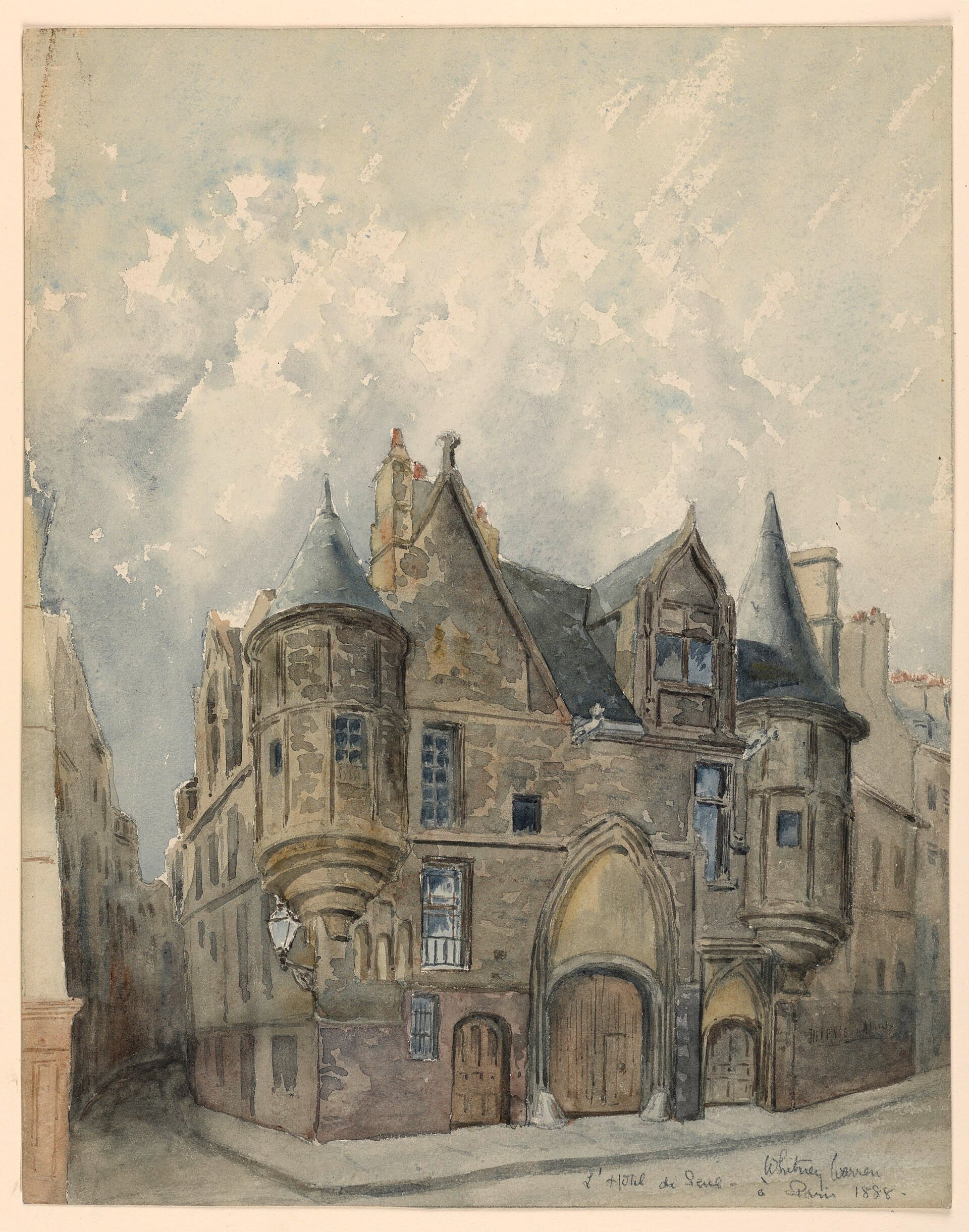Hôtel de Sens — architecture civile à Paris (4e), Paris, façade, classé mh