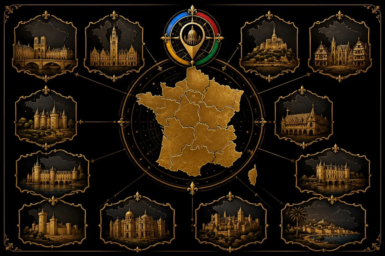 Les 12 régions de France à la Renaissance