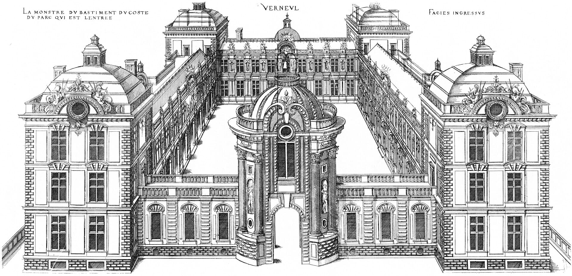 Château de Verneuil-sur-Oise (Verneuil-sur-Oise) Château de Verneuil-sur-Oise — château à Verneuil-sur-Oise, Oise, façade, classé mh