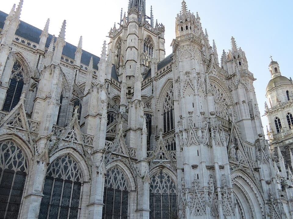 Cathédrale Notre-Dame d'Évreux — édifice religieux à Évreux (Eure (27)) (27), monument historique (Classé MH) — vue 2