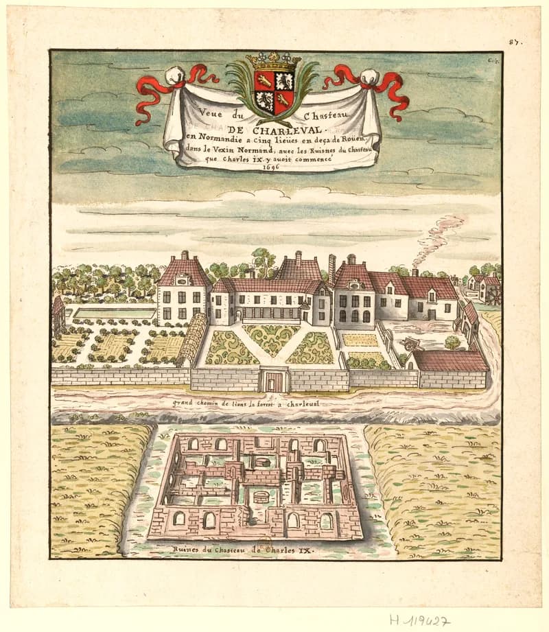 Château de Charleval – ruines — château à Charleval, Eure, classé mh