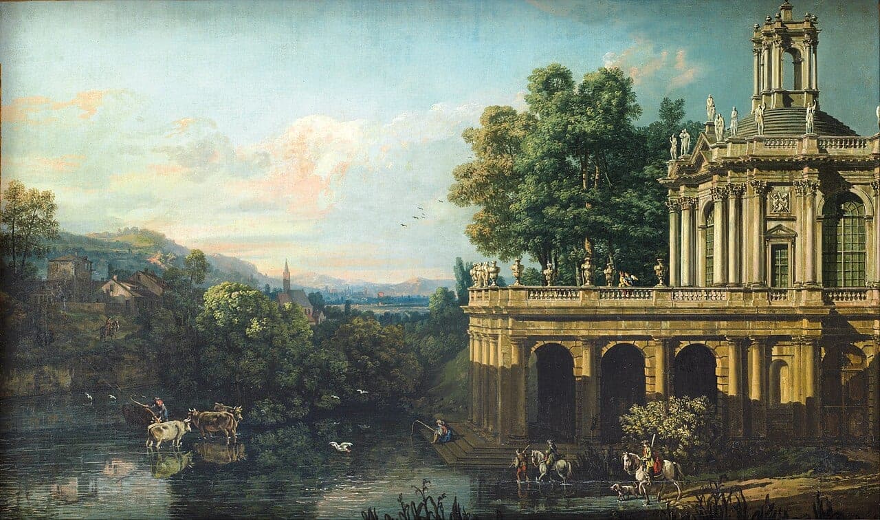 Bellotto (Vue de ville ou capriccio architectural)