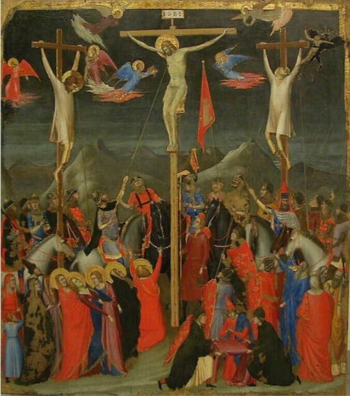 Giotto de Bondone — Crucifixion (panneau attribué ou de l'entourage de Giotto)