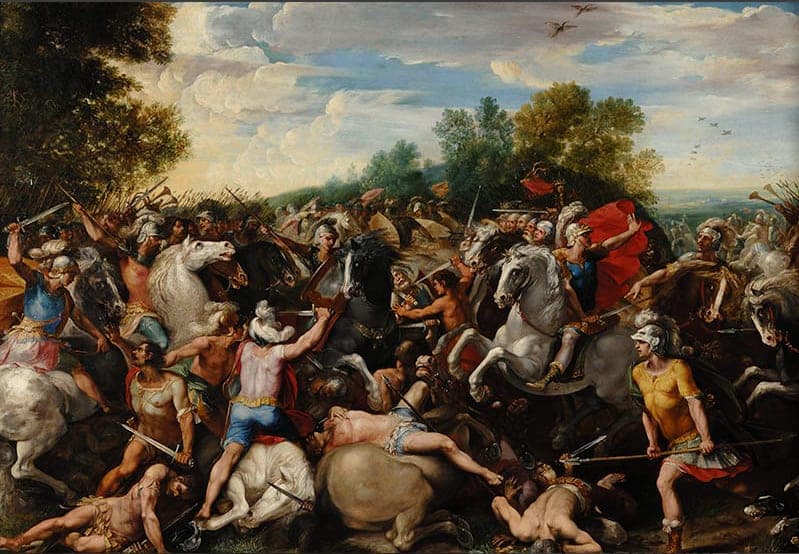 La Victoire de Tullus Hostilius sur les forces de Veies et de Fidena