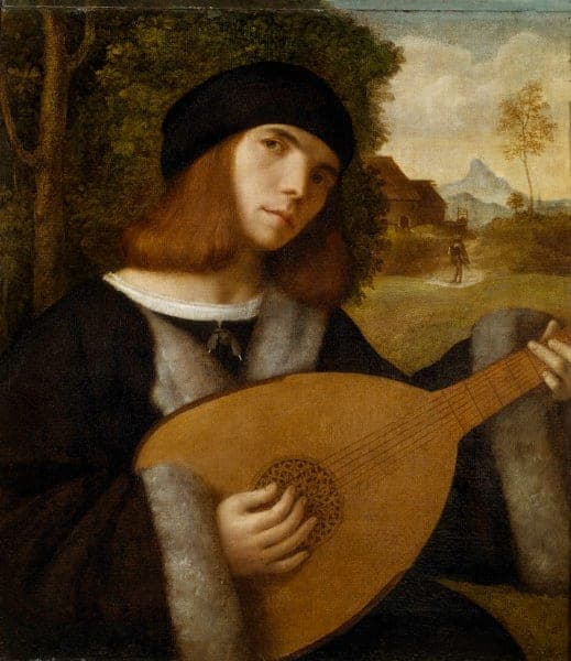 Le Joueur de luth (Cariani)