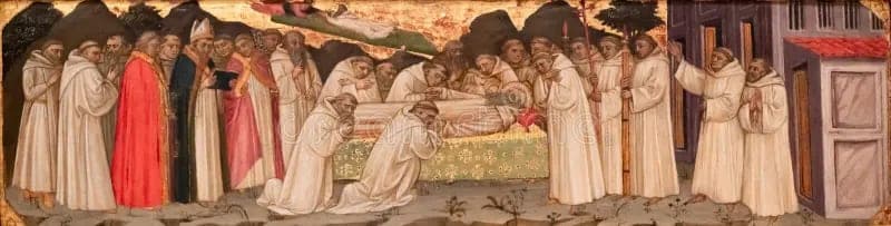 Les Funérailles de saint Benoît