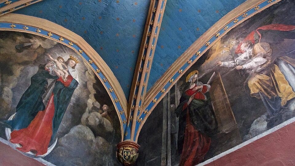 L'Oratoire d'Anne de Bretagne — Fresques de l'atelier léonardesque