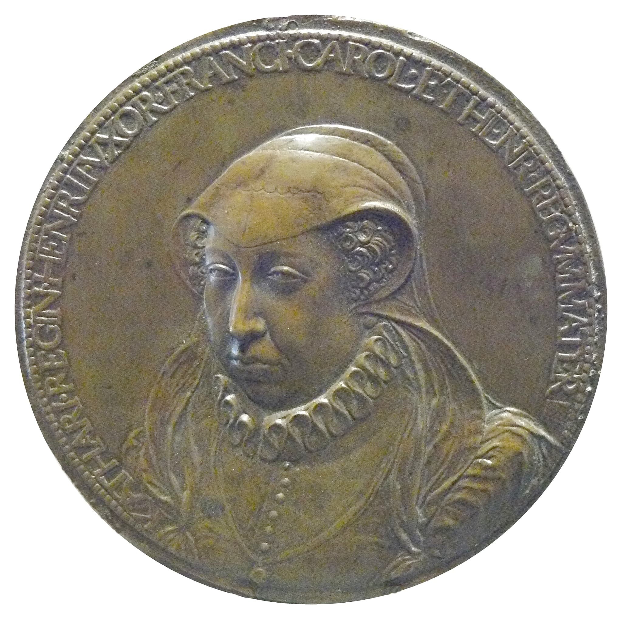 Médaillon-portrait de Catherine de Médicis