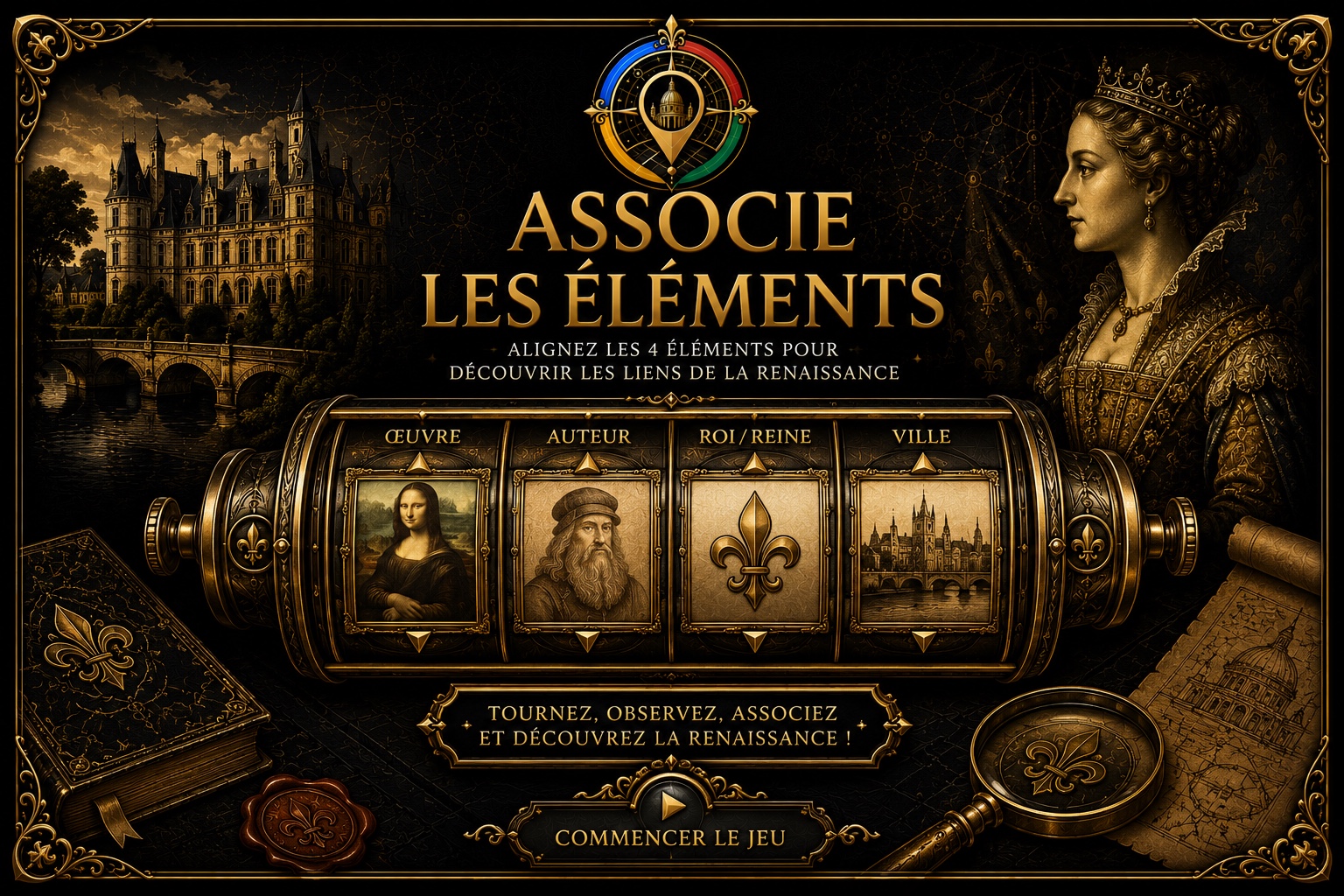 Associe les éléments — Liens entre les œuvres