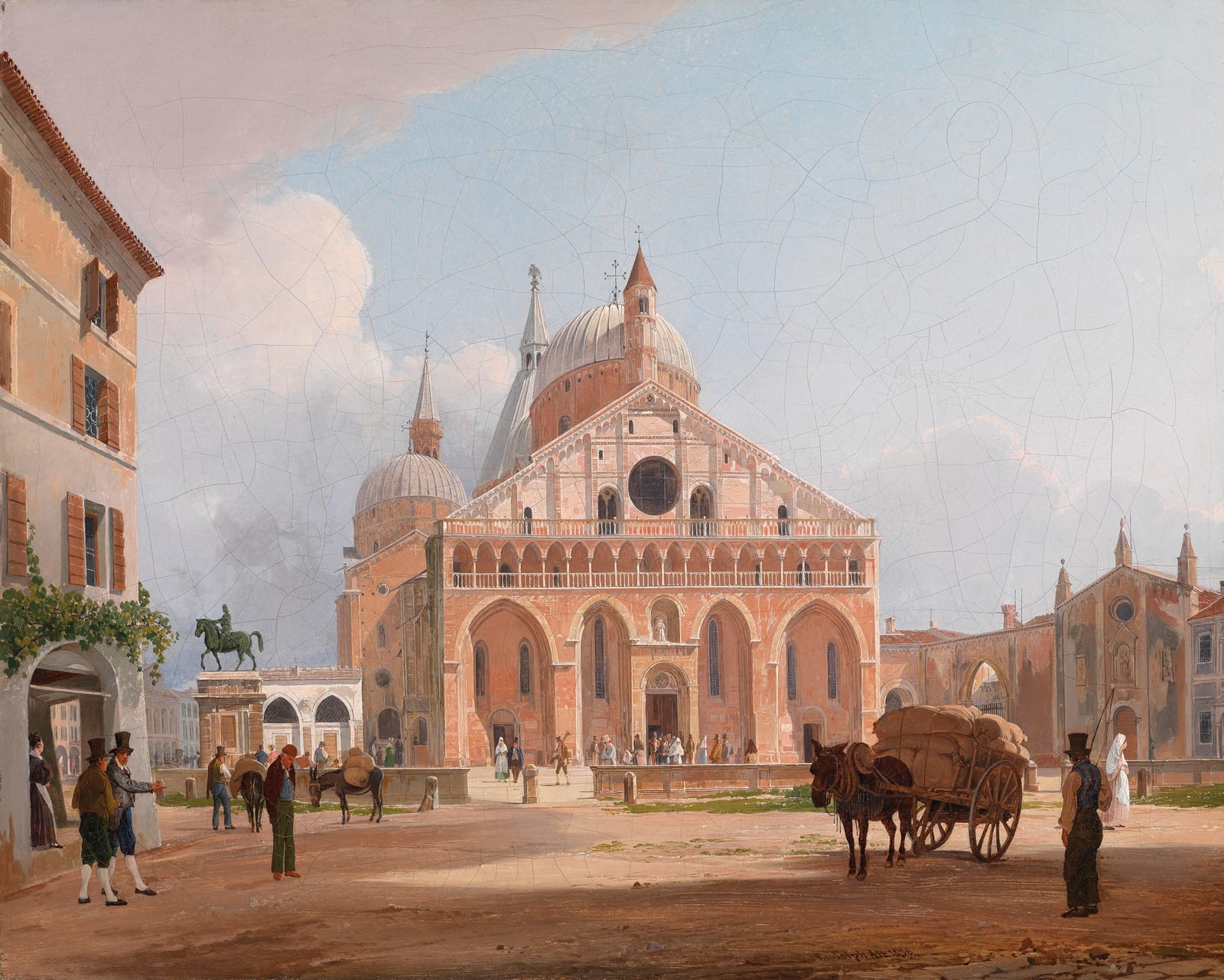 Détail de La basilique Sant'Antonio de Padoue (l'autel de Donatello)
