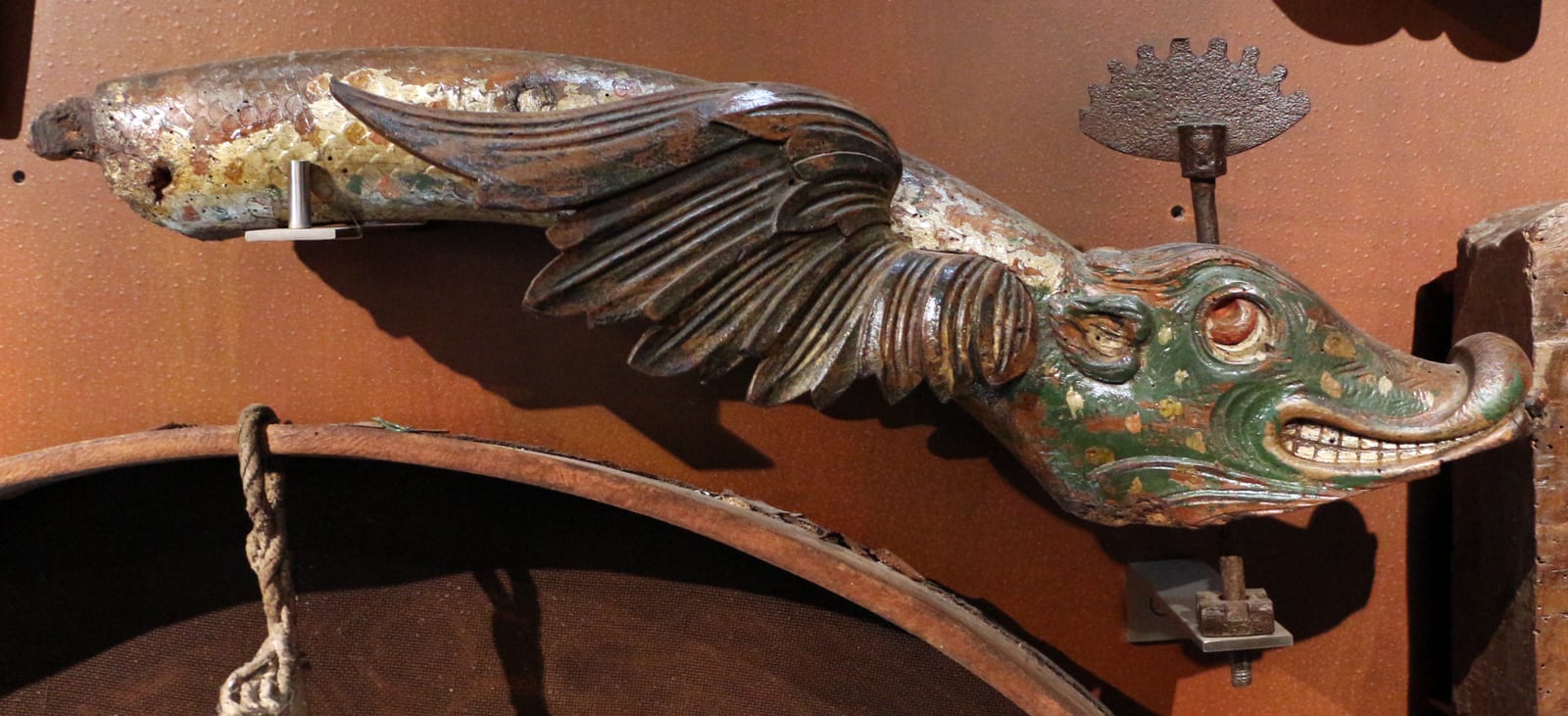 Détail de Le Palazzo dei Pio à Carpi (la cour d'Alberto Pio)