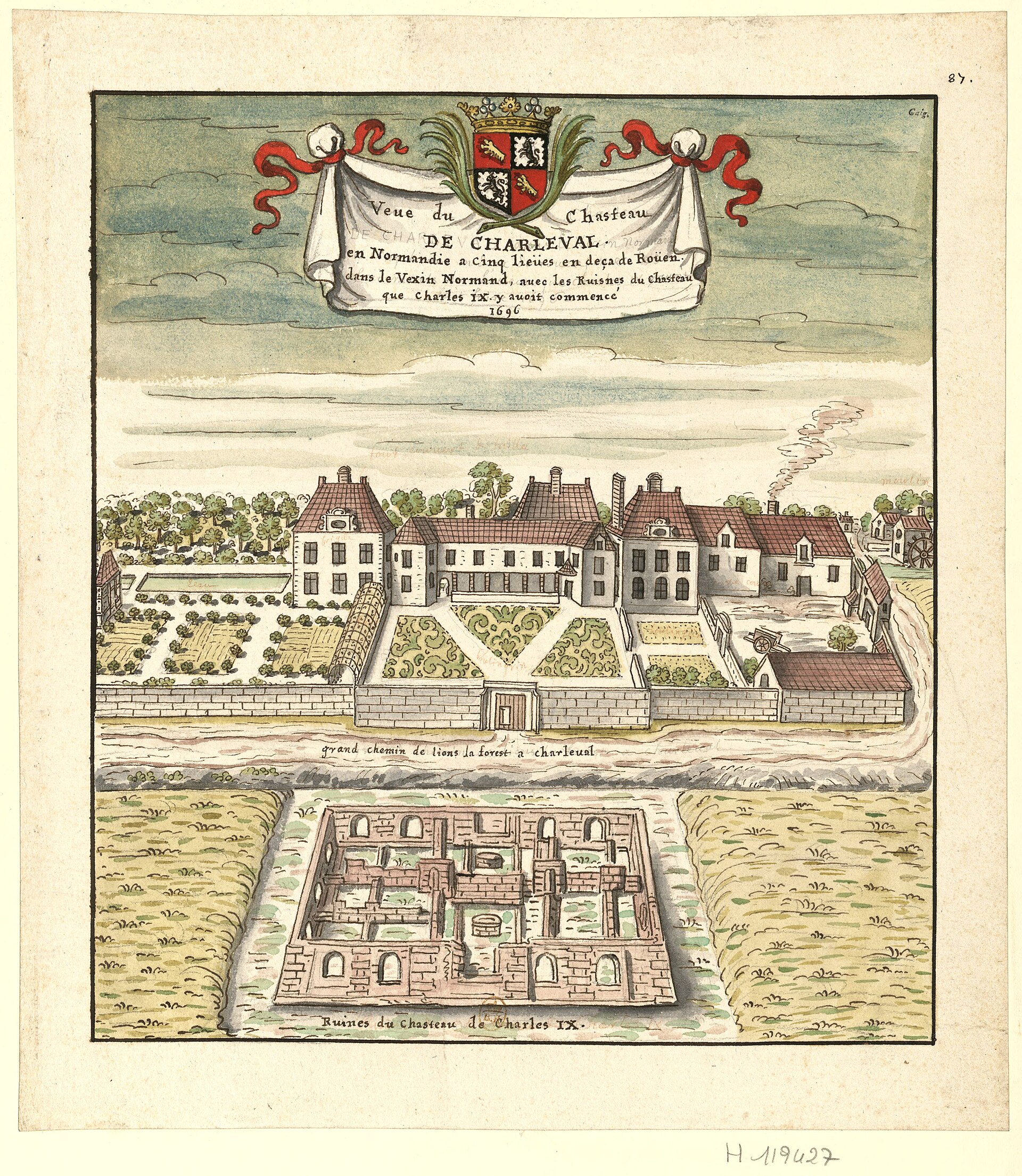 Château de Charleval – ruines