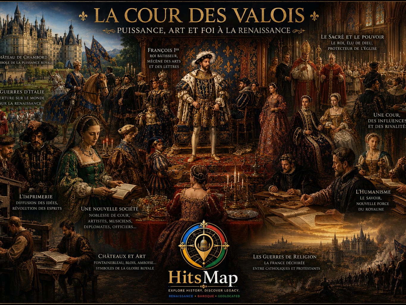 La cour des Valois : le grand théâtre du pouvoir français