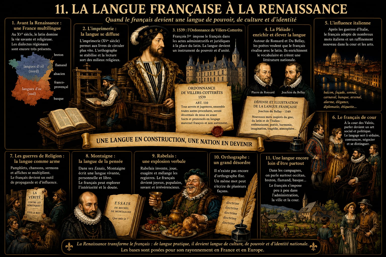 La langue française à la Renaissance