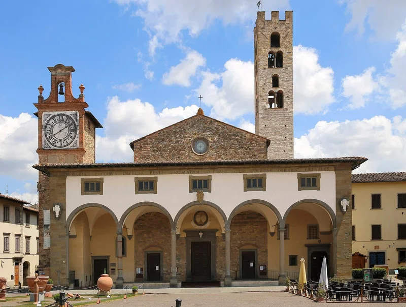 Façade de La Basilique Santa Maria dell'Impruneta