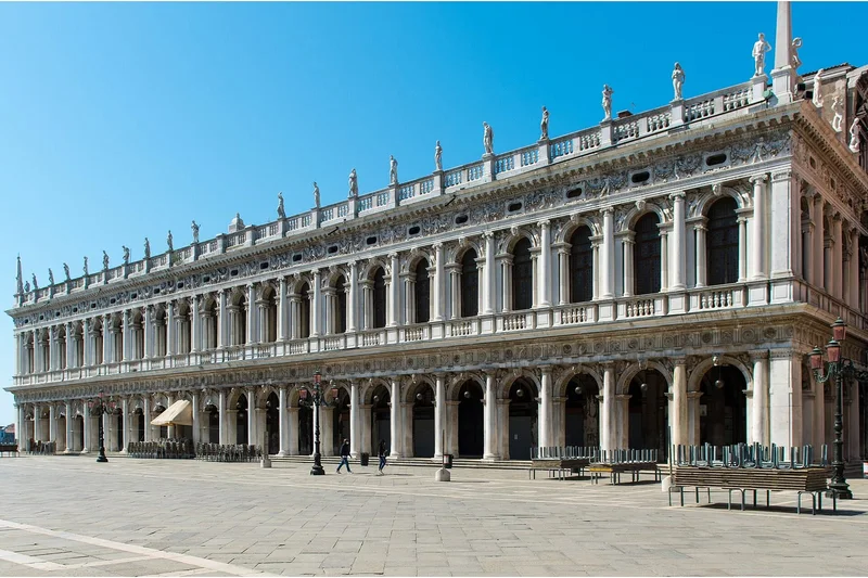 Façade de La Bibliothèque Marcienne