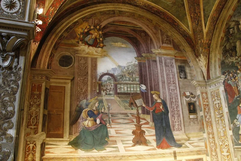 Intérieur de La Chapelle Baglioni à Spello