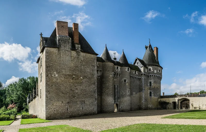 Château de Fougères-sur-Bièvre (Fougères-sur-Bièvre) Château de Fougères-sur-Bièvre — château à Fougères-sur-Bièvre, Loir-et-Cher, vue de nuit, classé mh
