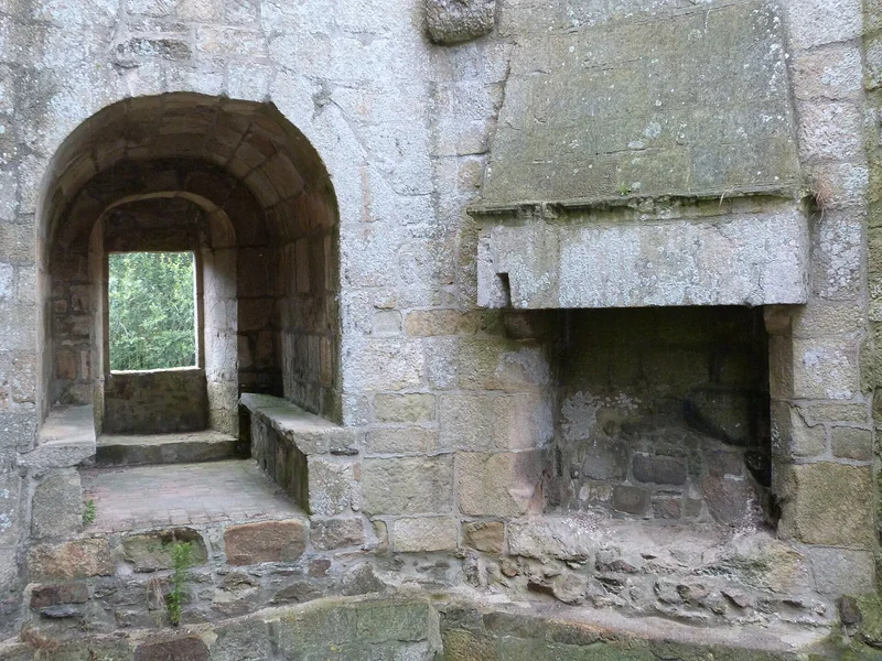 Château de la Hunaudaye — château à Plédéliac, Côtes-d'Armor, intérieur, classé mh