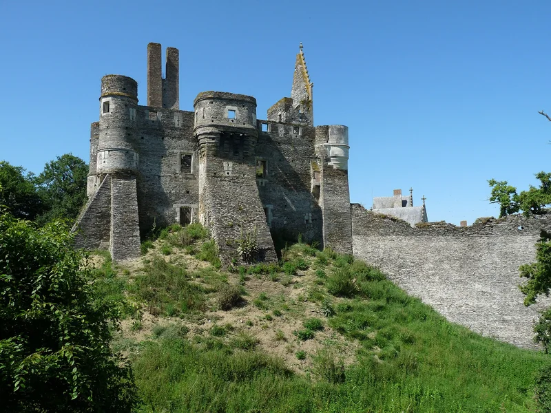 Château du Plessis-Macé (Longuenée-en-Anjou) Château du Plessis-Macé — château à Longuenée-en-Anjou, Maine-et-Loire, vue de nuit, classé mh