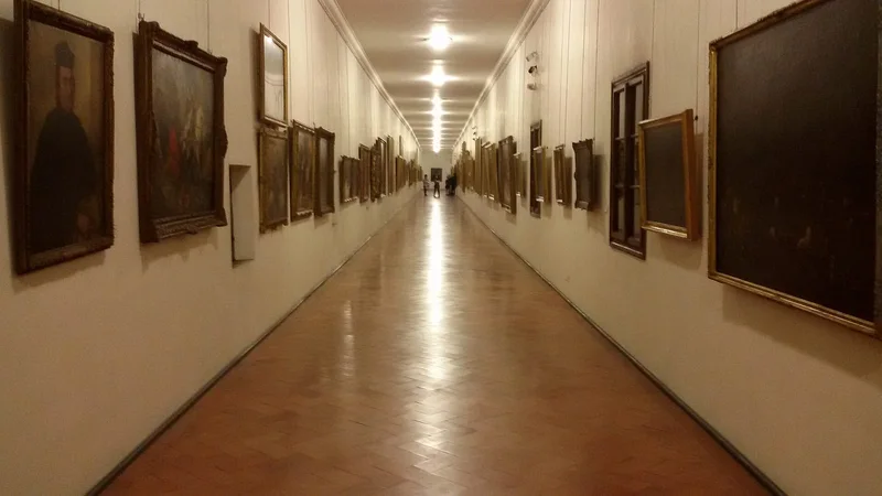 Intérieur de Le Corridor de Vasari