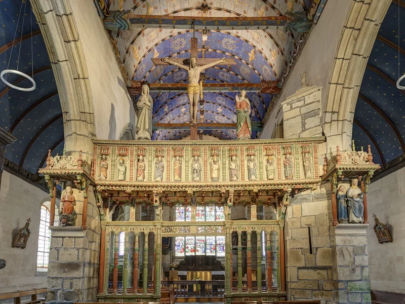 Église Saint-Yves de La Roche-Maurice (enclos paroissial) — édifice religieux à La Roche-Maurice (29), monument historique (Classé MH) — vue 2