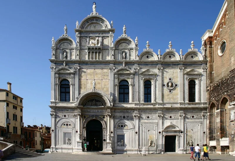 Façade de La Scuola Grande di San Marco
