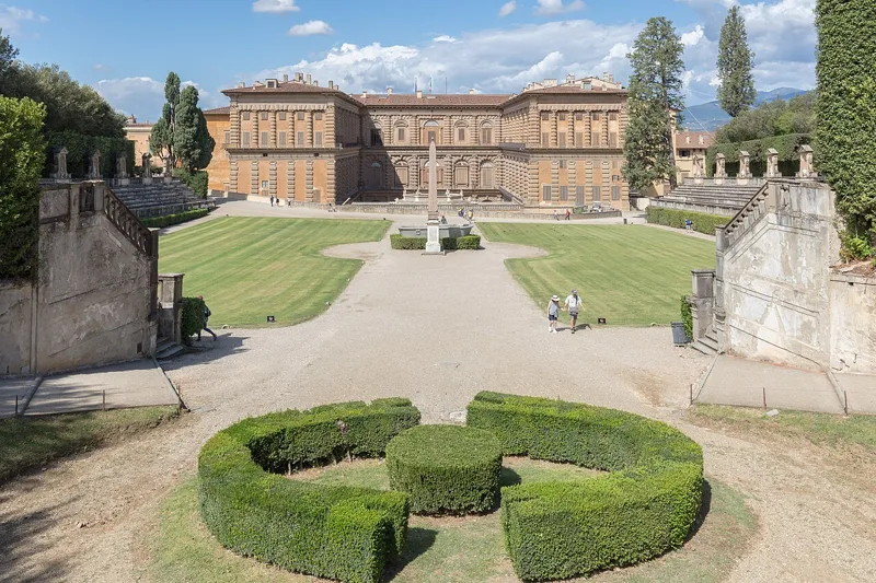 Les jardins de Boboli, perspective