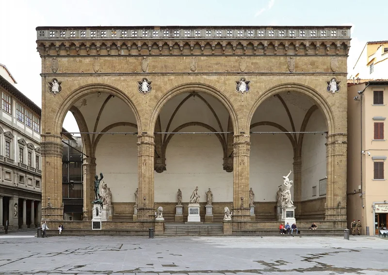 Vue de La Loggia dei Lanzi
