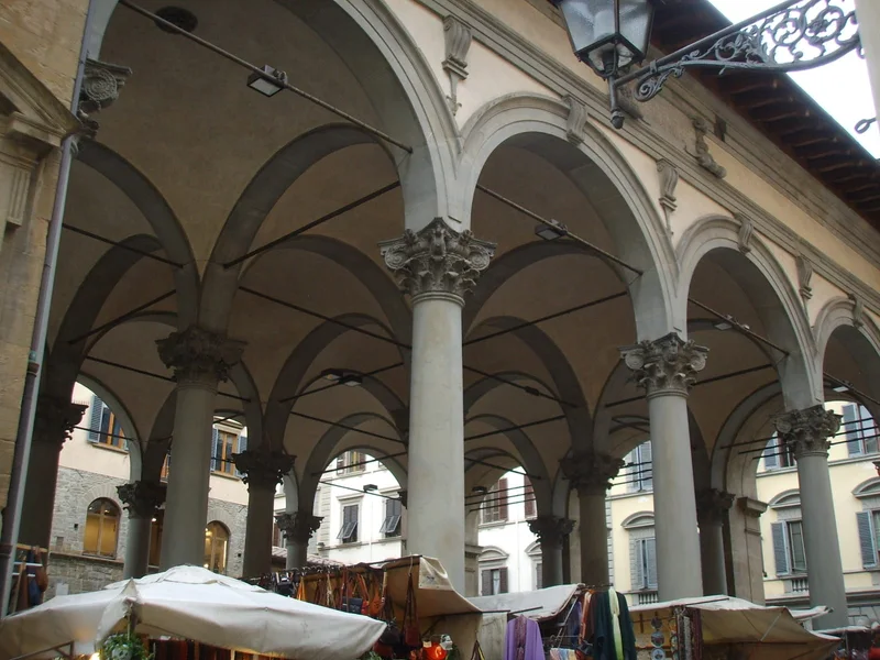 Intérieur de La Loggia du Mercato Nuovo