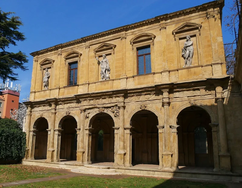 Façade de La Loggia et l'Odéon Cornaro à Padoue