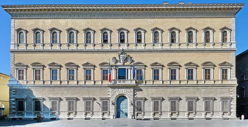Façade de Le Palais Farnèse