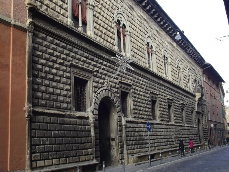 Vue de Le Palazzo Bevilacqua à Bologne