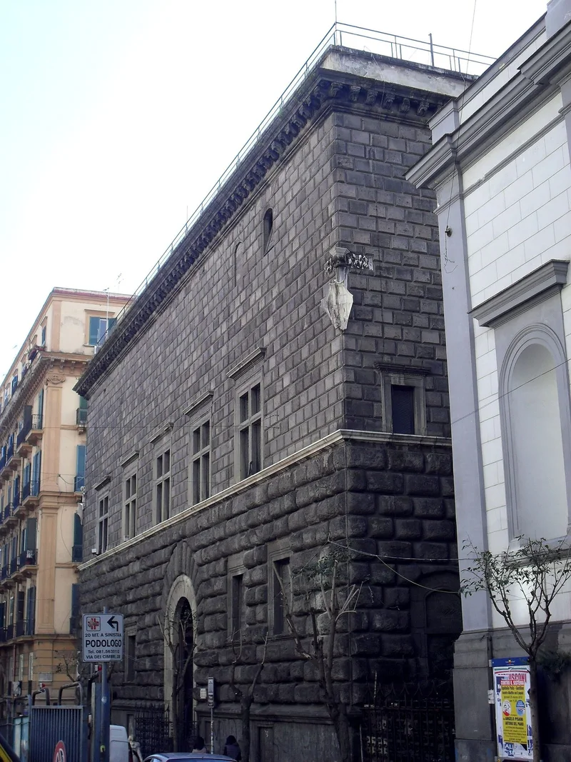 Vue de Le Palazzo Como (Museo Filangieri) à Naples