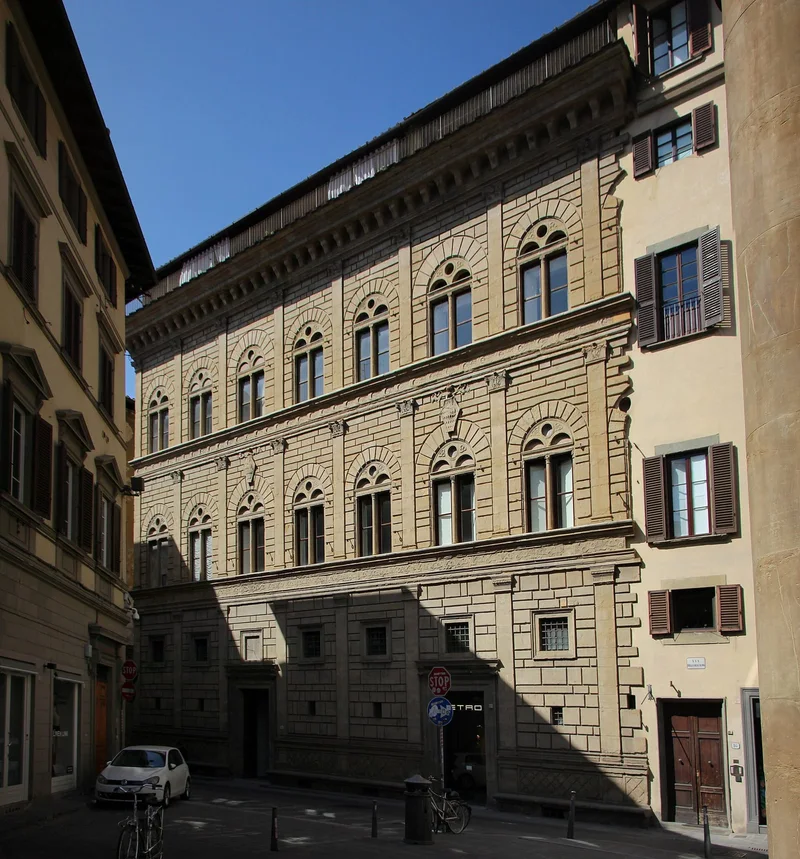 Vue de Le Palais Rucellai