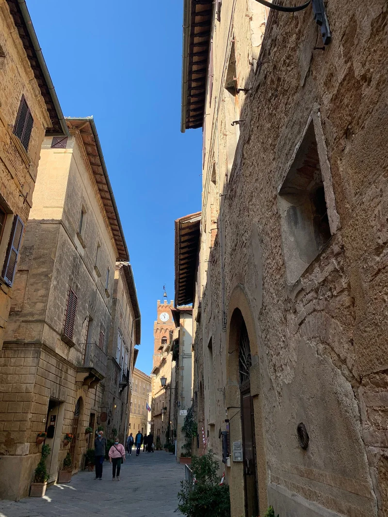 Vue de Pienza, la cité idéale de Pie II