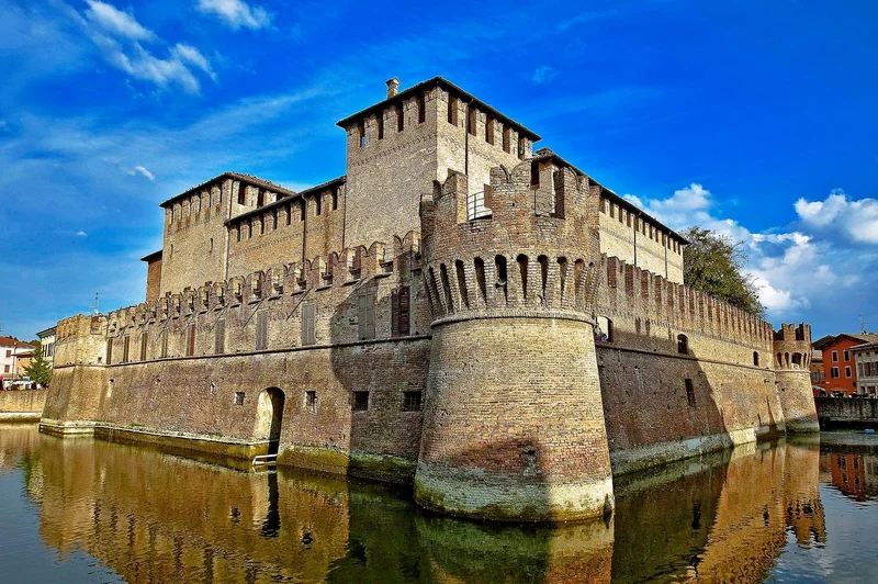 Façade de La Rocca Sanvitale de Fontanellato