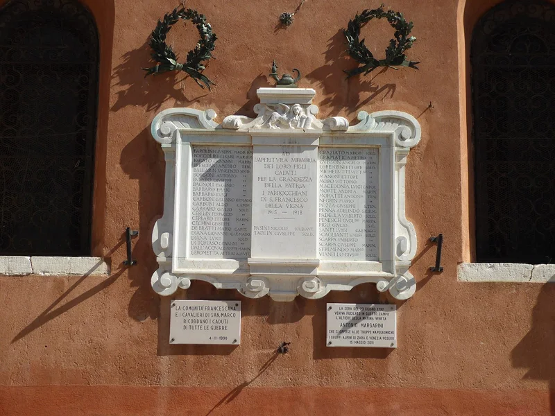 Façade de L'église San Francesco della Vigna
