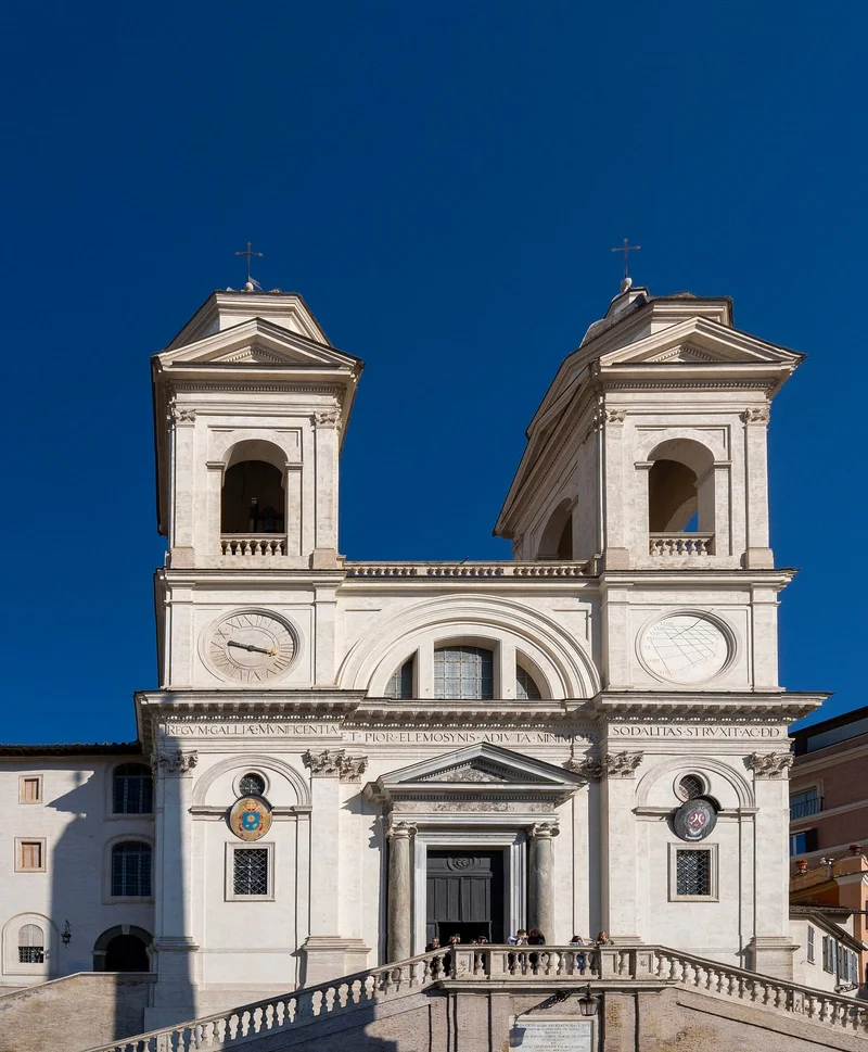 Façade de L'église Santissima Trinità dei Pellegrini