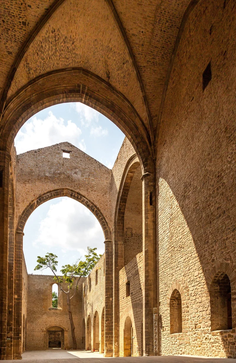 Vue de L'église Santa Maria dello Spasimo à Palerme