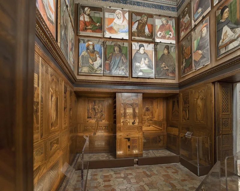 Vue de Le Studiolo de Federico da Montefeltro