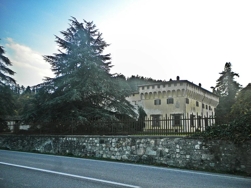 Façade de La Villa Médicis de Cafaggiolo