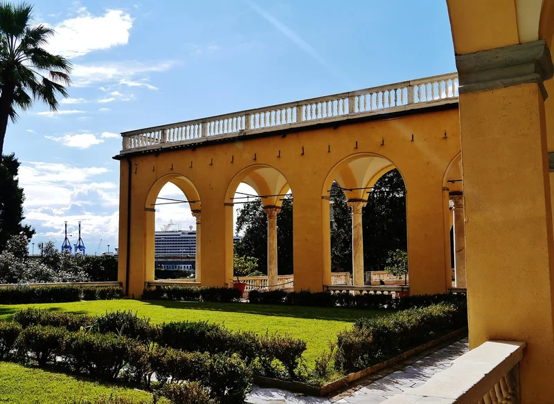 Façade de La Villa del Principe (Palais d'Andrea Doria) à Gênes