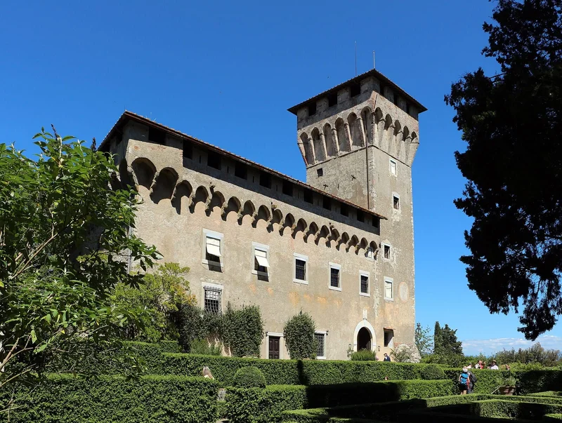 Vue de La Villa Médicis du Trebbio